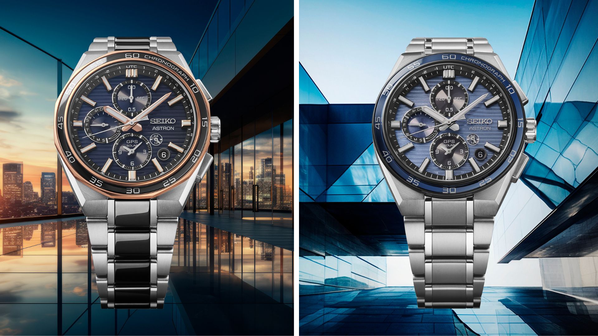 Seiko Introduces Four New Astron GPS Solar Dual-Time Chronographs